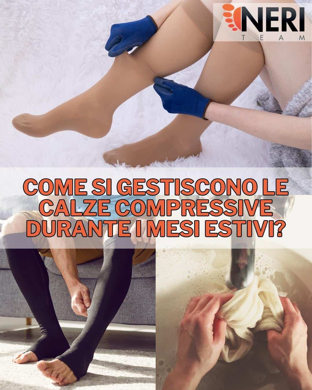 conosci i i visti Come gestire calze compressione in estate